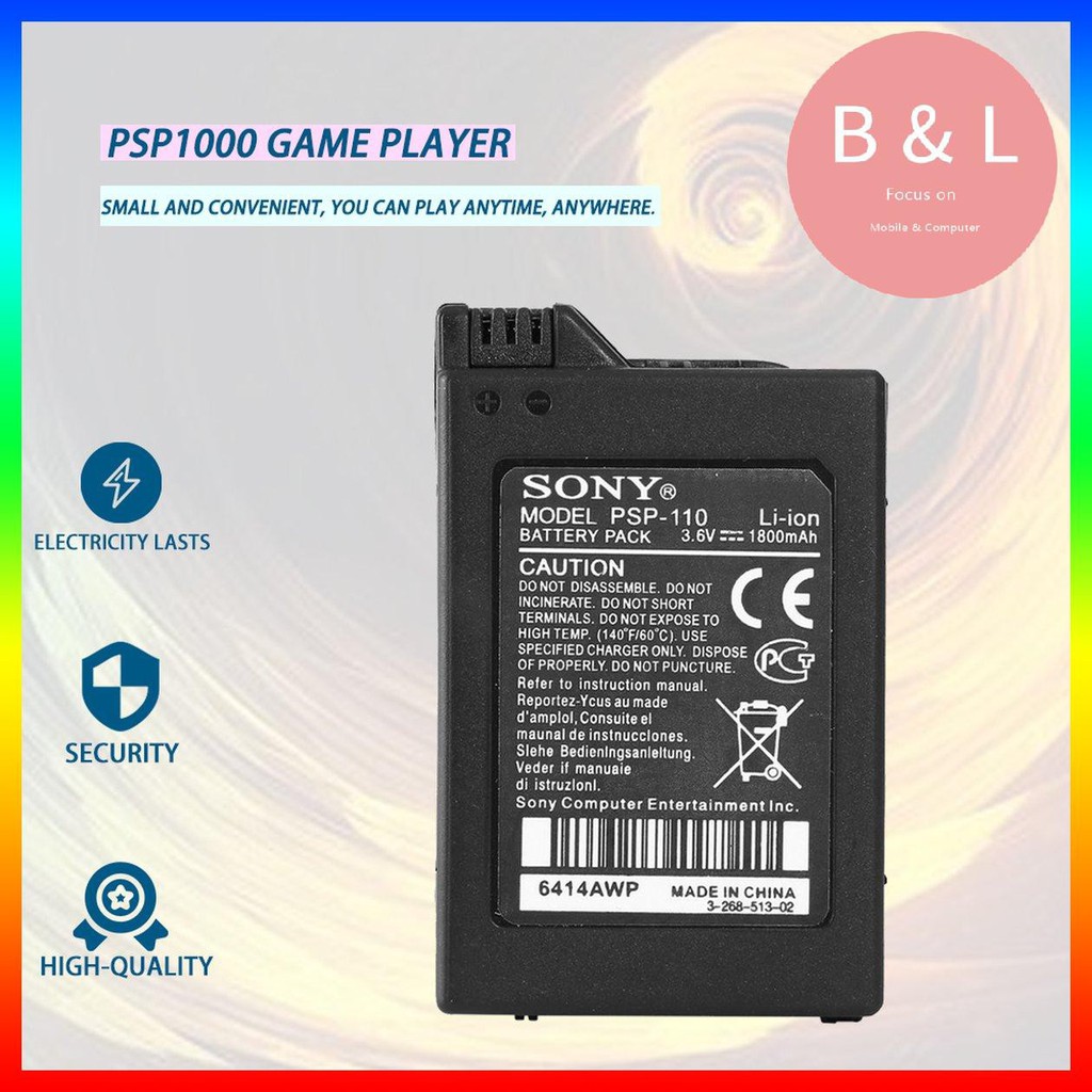 Pin Oem Psp 1001 Sony 1000 Psp-110 1800mah Chính Hãng