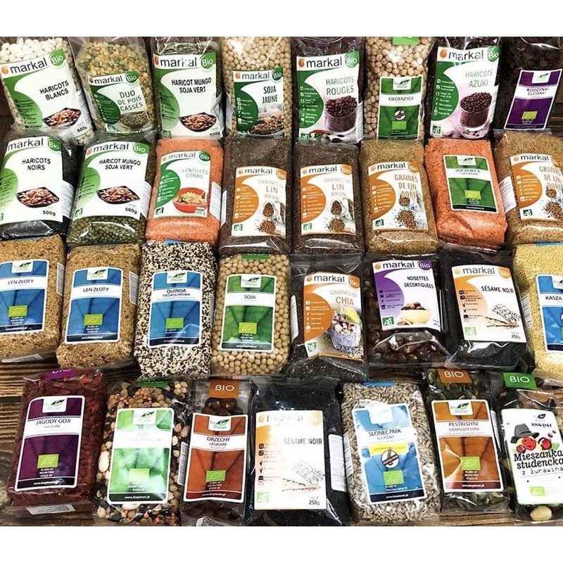 Đậu Hạt Hữu Cơ Tổng Hợp Nhập Khẩu Markal Organic Chia Nhỏ Gói 100gr Cho Bé Ăn Dặm