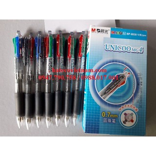 Bút bi 4 màu UNICOO BP8030