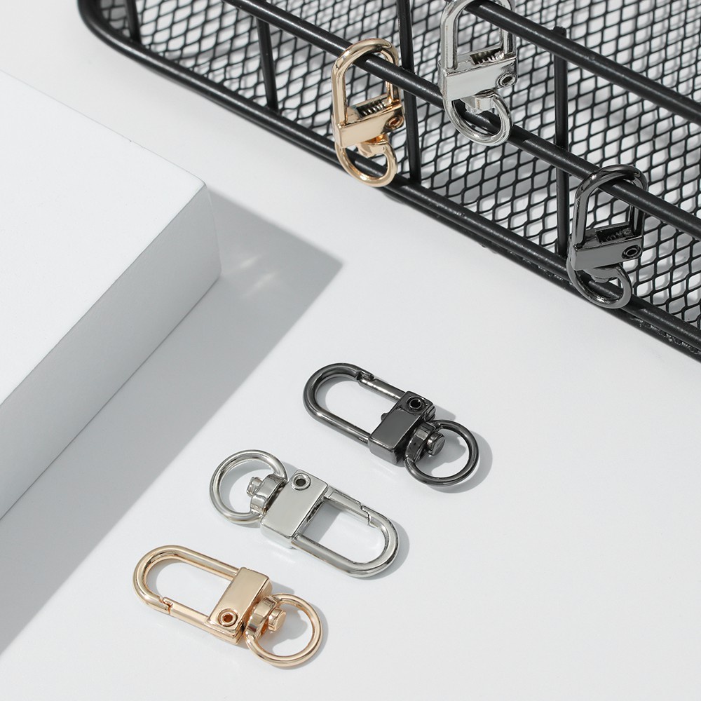 Set 1/5 móc cài bằng kim loại cho đồ trang sức/túi xách/móc khóa nhiều màu sắc tùy chọn DIY
