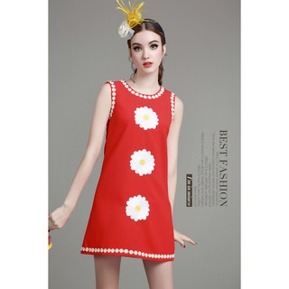 Đầm suông voan cát KL23116