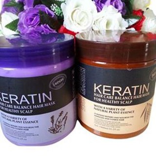DẦU HẤP Ủ TÓC KERATIN màu tím HÀN QUỐC 1000ML