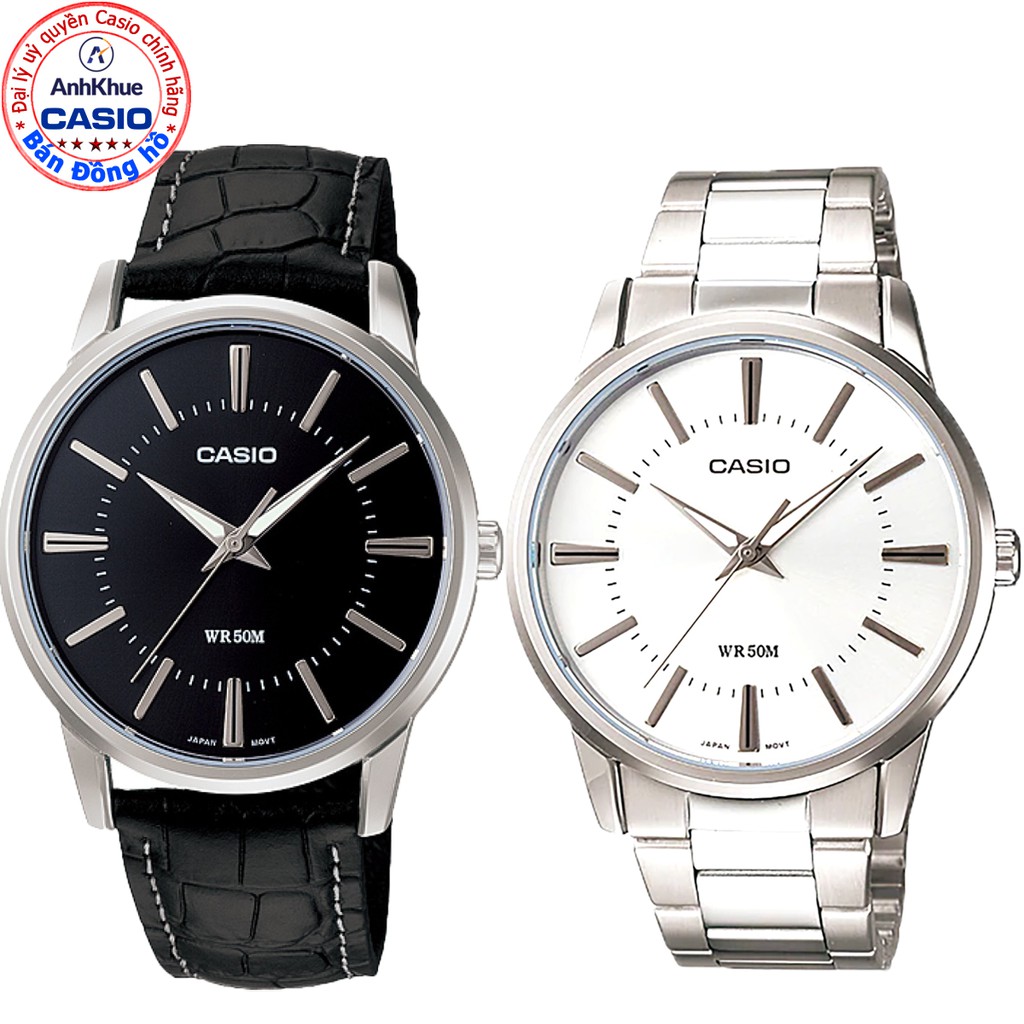 Đồng hồ nam Casio MTP-1303 chính hãng Anh Khuê MTP-1303D-7A MTP-1303L-1A dây thép không gỉ chống nước 50m