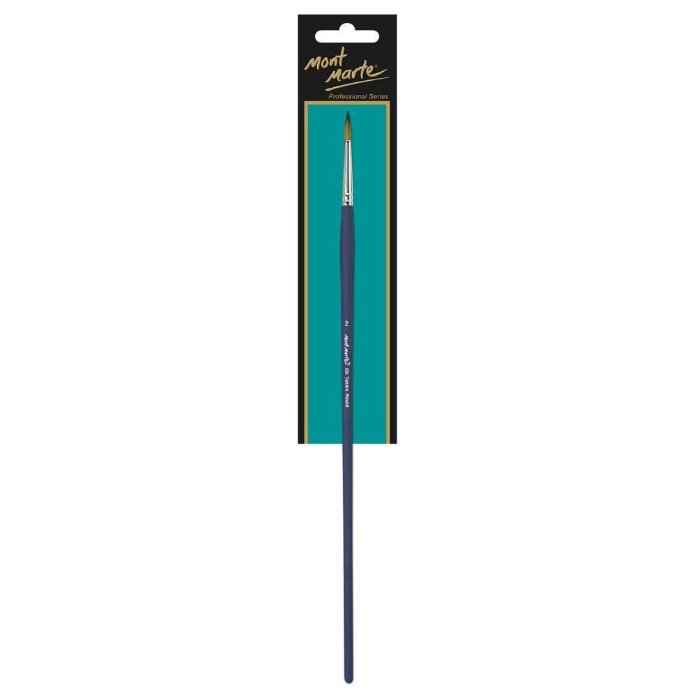 Cọ Màu Dầu Đầu Tròn (Taklon Round) Số 2 MPB0060- COLORMATE