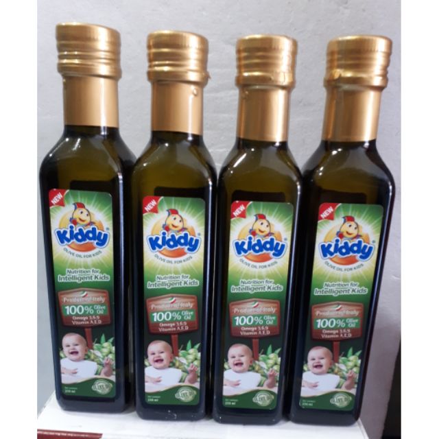 Dầu ăn Kiddy OLIVE OIL FOR KIDS 250ml cho trẻ em