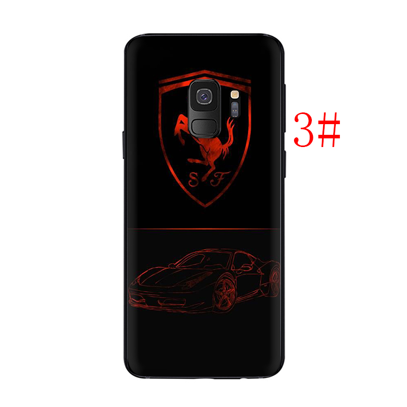 Ốp Lưng Logo Ferrari Sport Cho Samsung A5 2017 A6 A8 Plus A7 A9 2018 Note 8 9