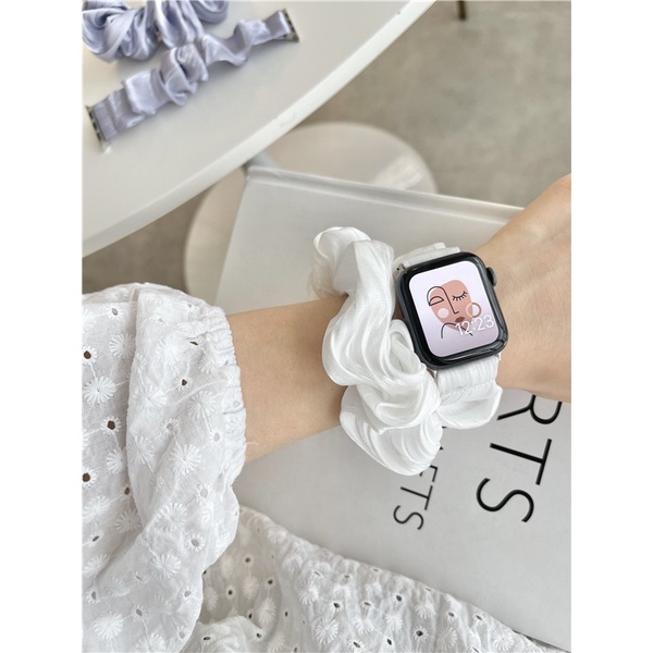 Dây đeo đồng hồ dạng vòng tay thích hợp cho Apple Watch dòng 7 6 SE 5 4 3 2 1 45mm
