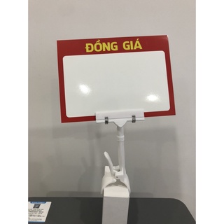 Combo 1 kẹp bảng giá + 1 tấm khuyến mãi, 1 kẹp sale + 1 tấm khuyến mãi