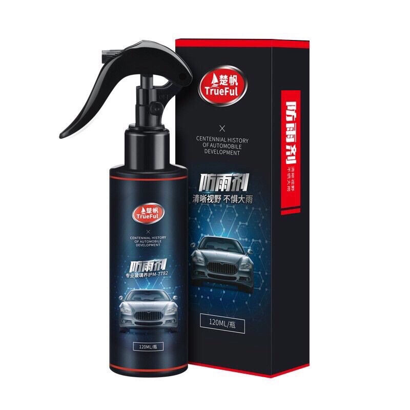 Dung dịch Nano Chống Bám đọng nước mưa trên Kính ô tô công nghệ Nhât Bản - TrueFul 120 mL FG35
