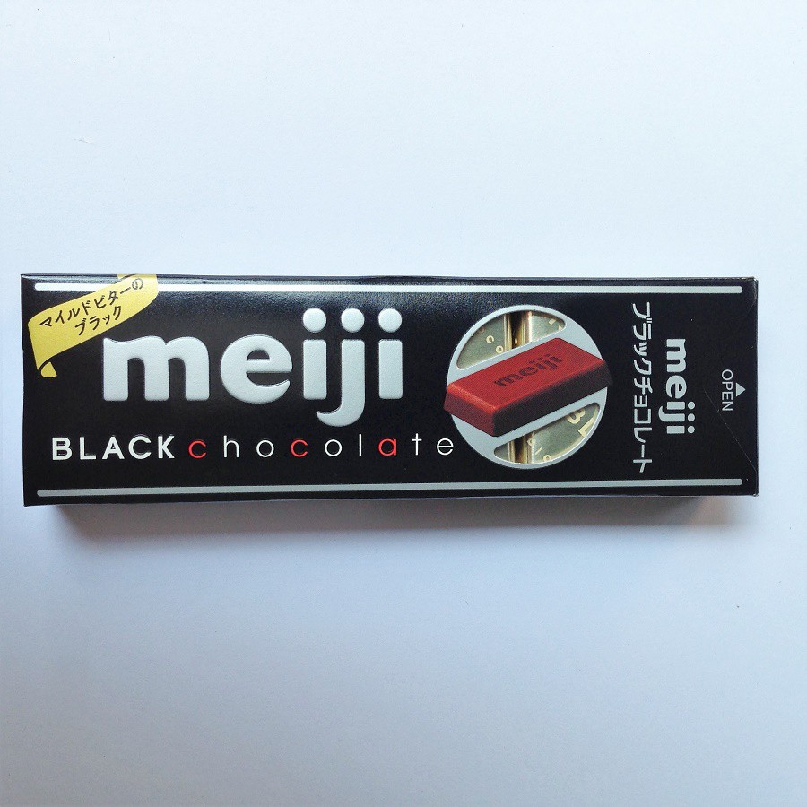 Hộp 10 Viên Socola Đen Nhật Bản Meiji Black Chocolate