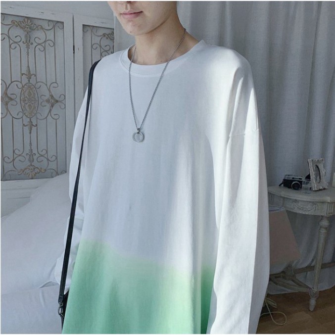 Áo thun dài tay phối màu unisex phong cách uzzang siêu hot | BigBuy360 - bigbuy360.vn