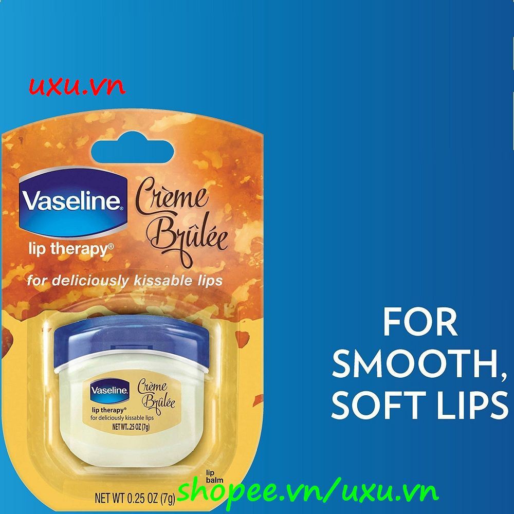 Sáp Dưỡng Môi 7g Vaseline Lip Therapy Creme Brulee Không Màu, Với uxu.vn Tất Cả Là Chính Hãng.