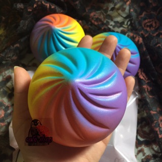 squishy bánh bao cầu vồng ( có bao bì)