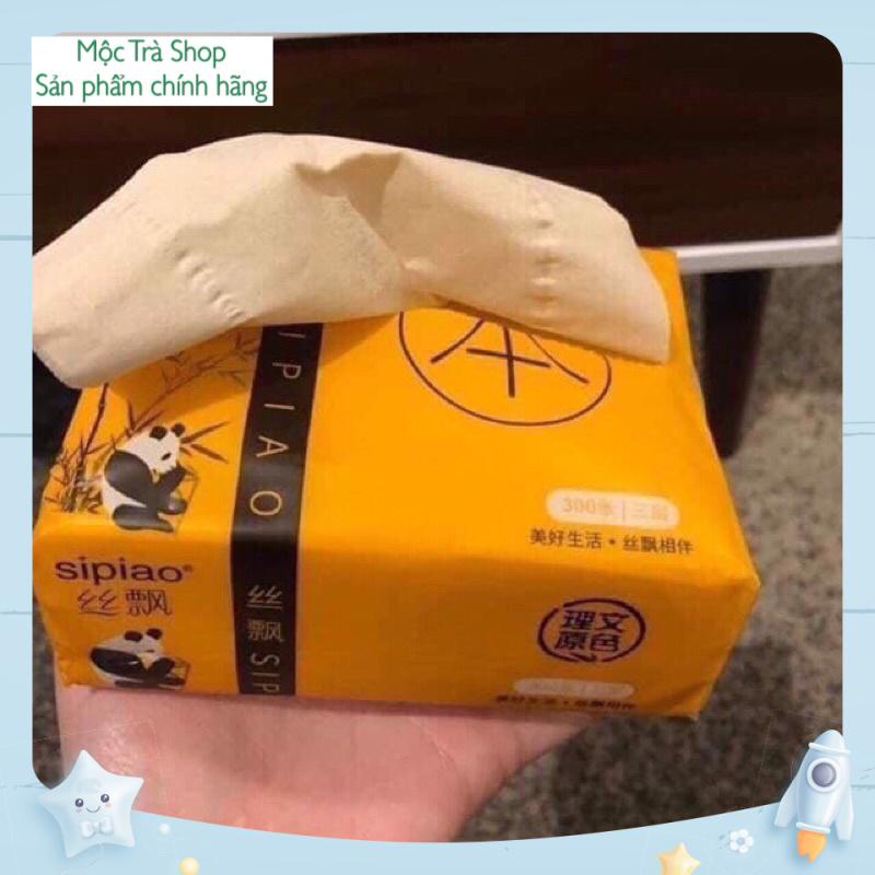 Giấy ăn gấu trúc siêu dai 300 tờ - Hàng nội địa