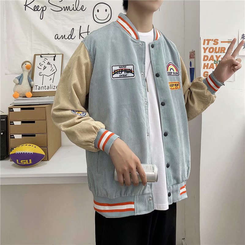 Áo khoác bomber nam nữ jacket nhung tăm dày dặn CHERRY chất nỉ tăm hot hit form to rộng unisex T010