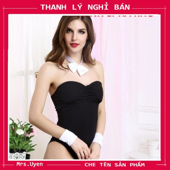 Bộ đồ ngủ nữ cosplay sexy Thỏ Bunny gợi cảm fullset gồm bộ body 1 mảnh kèm tai thỏ - Mã T1300 | BigBuy360 - bigbuy360.vn