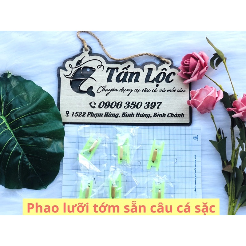 COMBO 5 BỘ PHAO BẮP TỚM SẴN CÂU CÁ SẶC