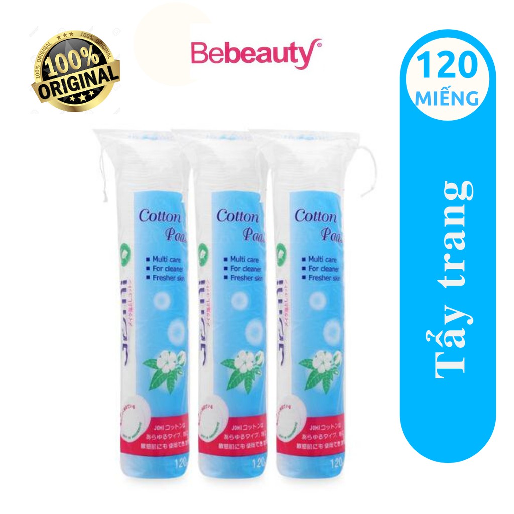 Bông tẩy trang Jomi Cotton Pads 120 miếng - 0513906