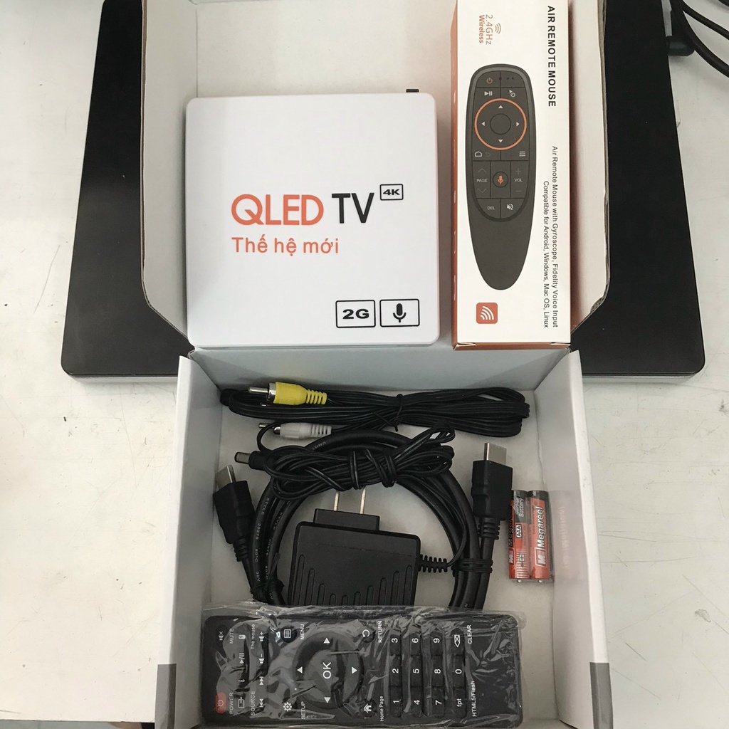 TiviBox Qled bluetooth Ram 4g điều khiển giọng nói