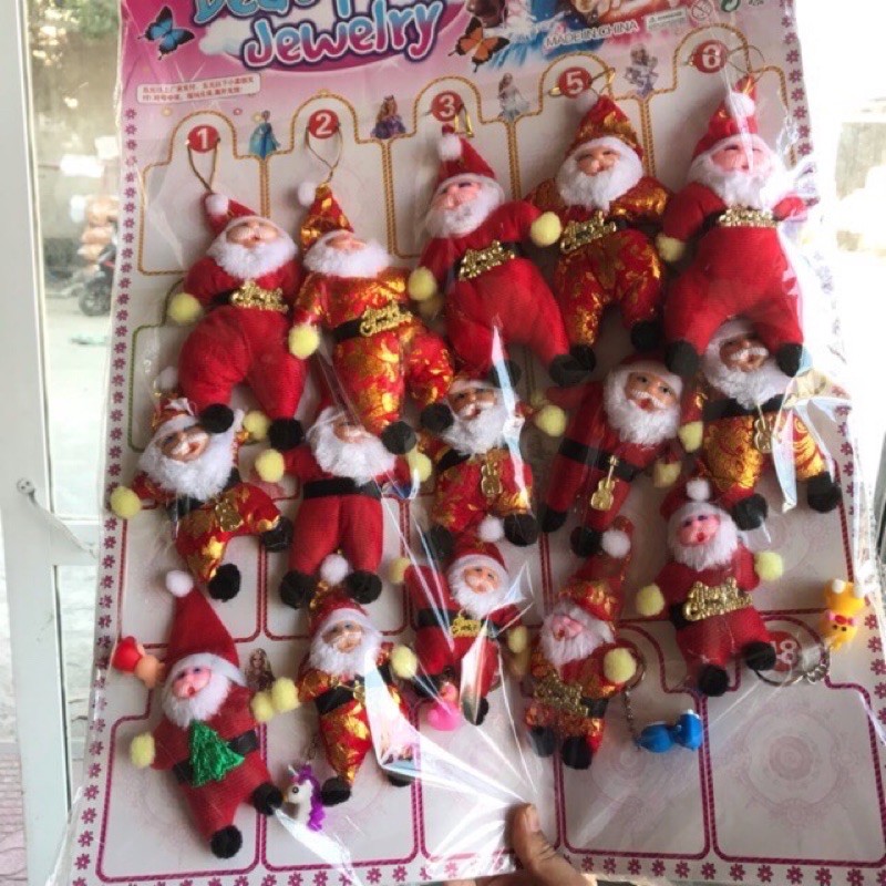 vỉ bóc thưởng gấu ông già noel