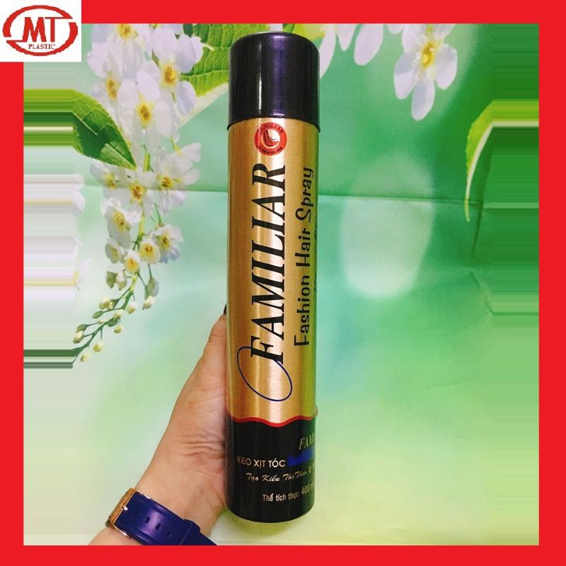 Gôm xịt tóc tạo kiểu dành cho Nam, xịt tóc tạo kiểu FAMILIAR chính hãng