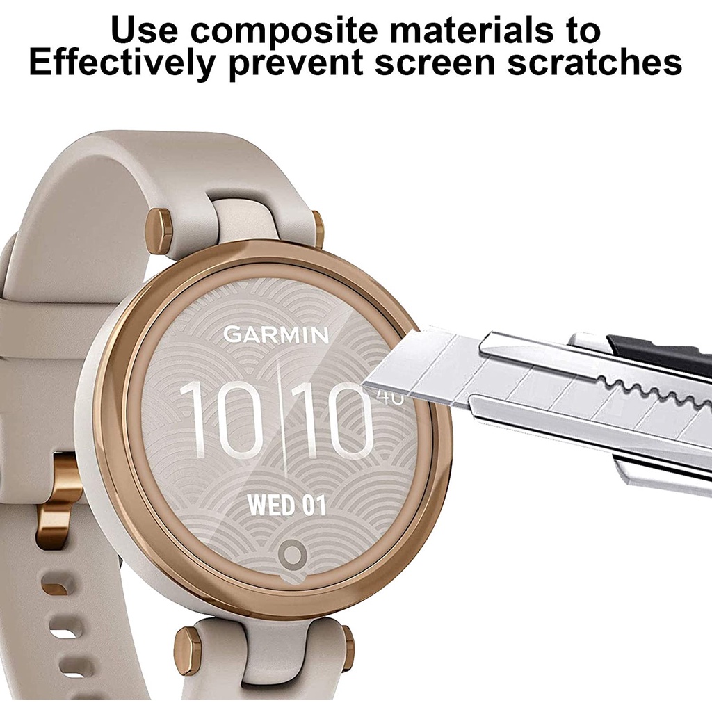 Miếng dán bảo vệ màn hình chống trầy chống thấm nước cho đồng hồ thông minh garmin lily 3d