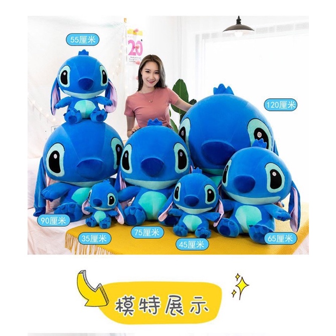 Gấu Bông Stick Siêu Dễ Thương, Thú Nhồi Bông Vải Nhung Cao Cấp