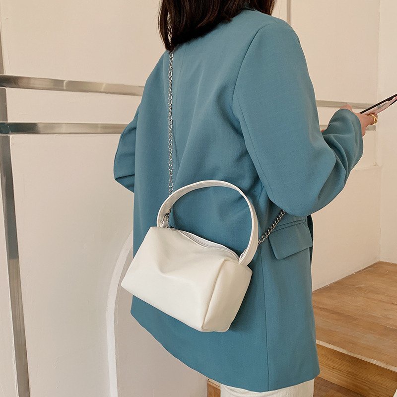 Túi Đeo Vai Màu Trơn Thiết Kế Đơn Giản Thời Trang Cho Nữ