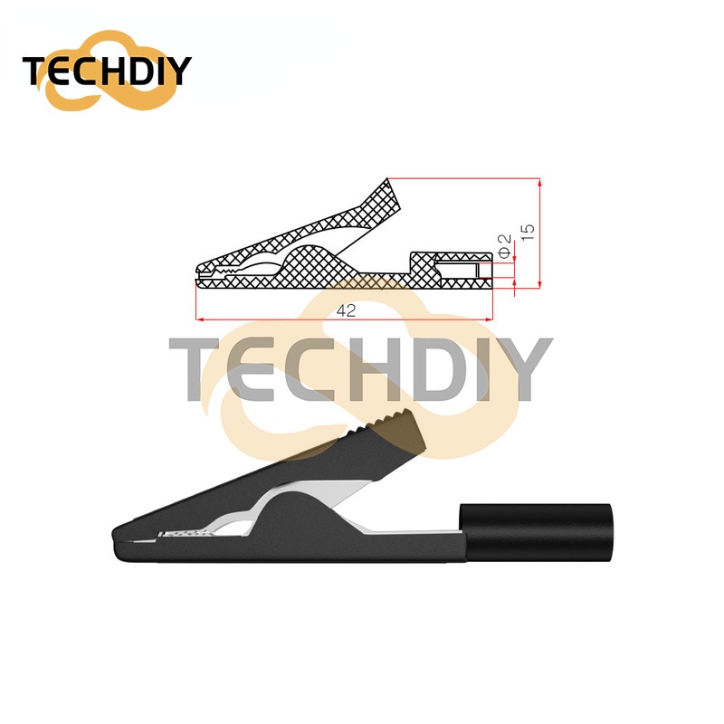 Bộ 5 Kẹp Cá Sấu 2MM Cho Vạn Năng Kế Q.60028