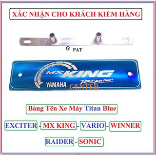 freeship 40k ] Bảng tên xe máy titan các dòng xe Ct8
