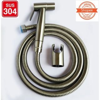Vòi Xịt Vệ Sinh xịt bồn cầu INOX 304 Cao Cấp VX21 và dây inox 304