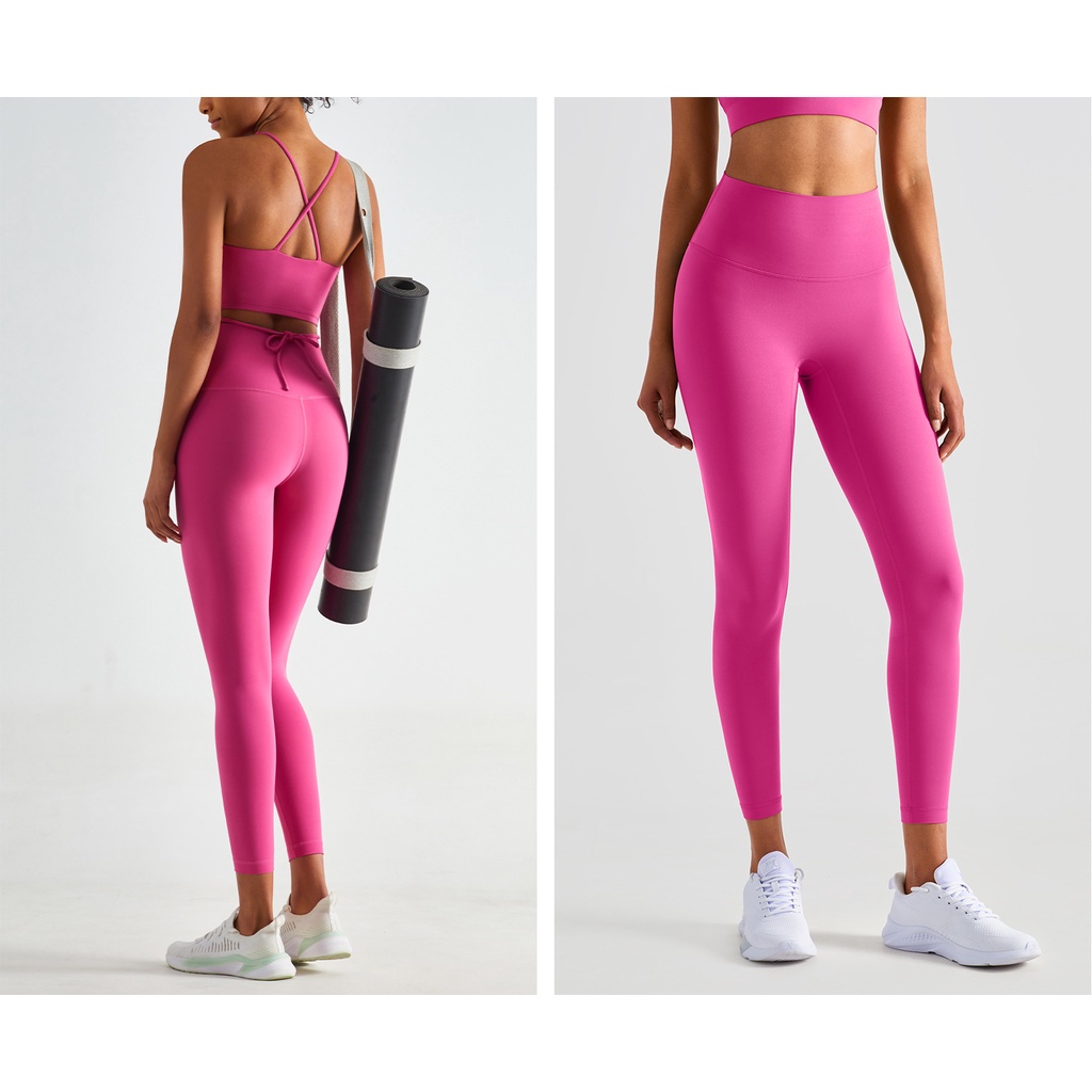 Air active Quần legging thể thao định hình lưng cao thời trang cho nữ gym yoga