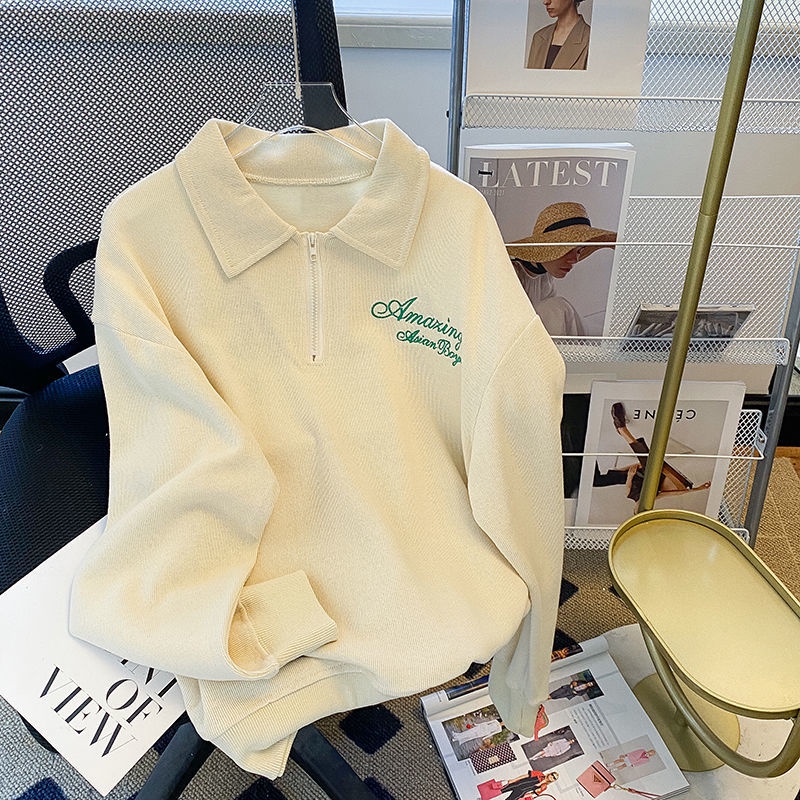 Áo Thun polo Họa Tiết Thêu Phong Cách retro Thời Trang Mùa Hè Hàng Mới Dành Cho Bạn Nữ