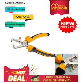 ⚡️Sale sốc⚡️ { Hàng chính_hãng}{Hàng_Chính hãng} Kìm tuốt dây Tolsen 10013 160mm,6''
