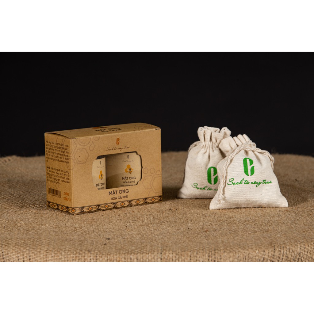 Mật ong nguyên chất hoa cà phê ej farm - set 2 hũ (mật ong rừng) | BigBuy360 - bigbuy360.vn