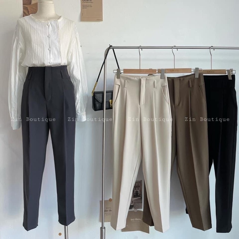 Quần Vải ống Đứng ly trước Hàng Quảng Châu đứng Form Lustore_ | BigBuy360 - bigbuy360.vn