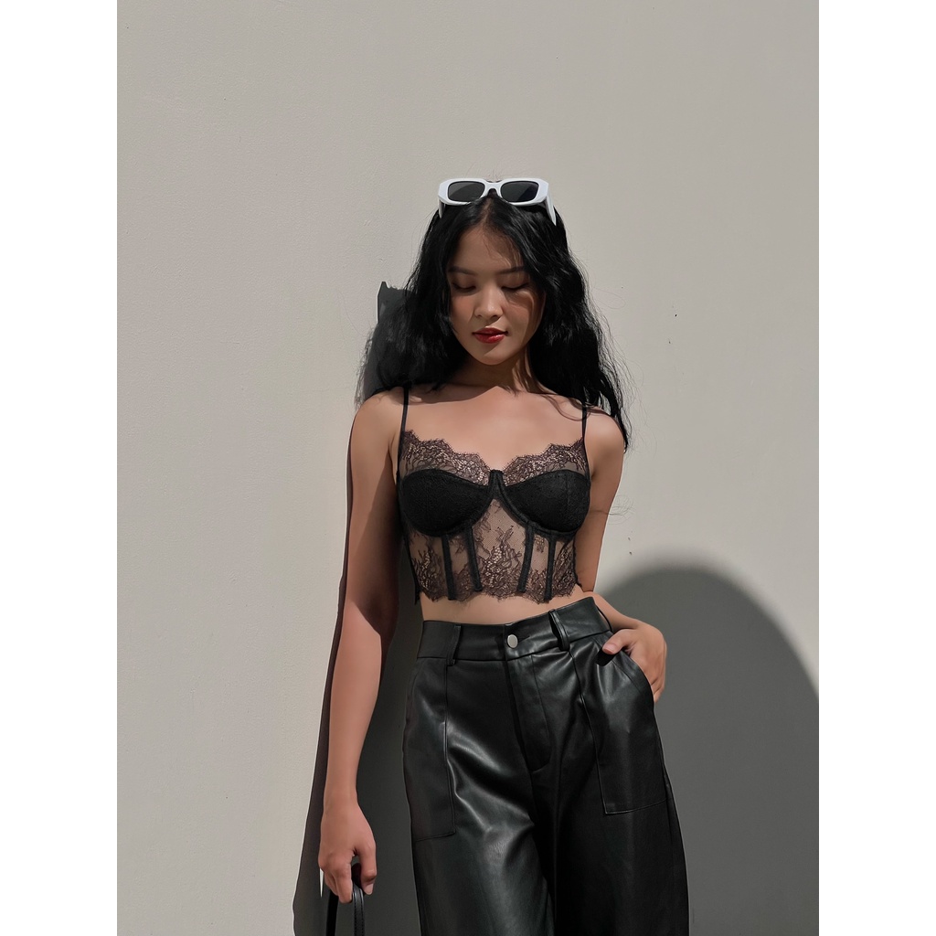 Áo Corset Ren Mi 4 Xương, Tôn Dáng Layla TOSON