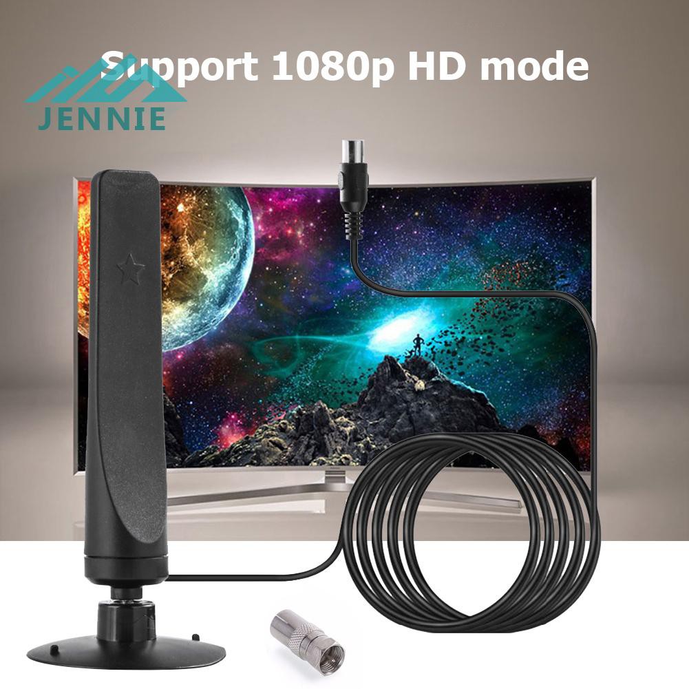 Ăng Ten Tv Kỹ Thuật Số Trong Nhà 1080p Thu Sóng 50 Dặm 12dbi