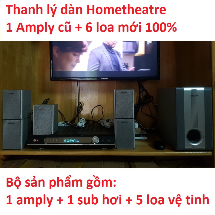 Dàn Home Theatre Amply cũ + Loa 5.1 mới 100%