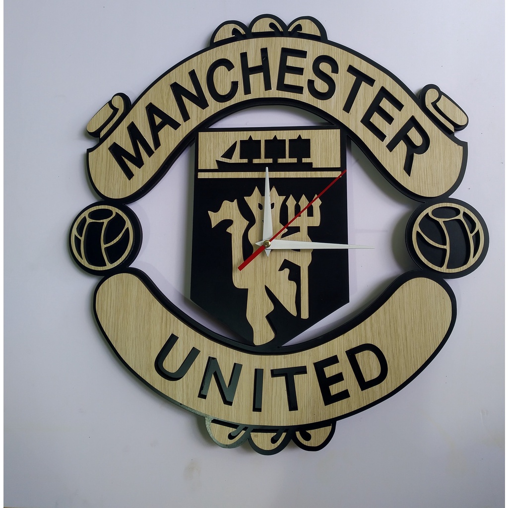 Đồng hồ logo manchester United. Đồng hồ logo đội bóng ..