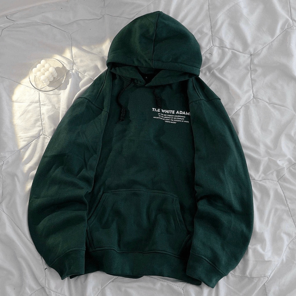 Áo Khoác Nỉ Nam Chui Đầu ADam Có Dây Rút Mũ Form Rộng Che Nắng Chắn Gió Mặc Thoải Mái NEW UNISEX