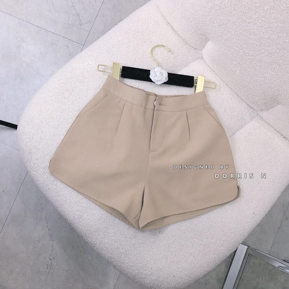 Quần vải cạp cao tôn dáng 2 màu dễ phối đồ