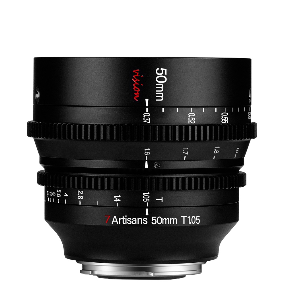 Ống kính 7Artisans 50mm T1.05 - Cine Lens cho Crop APS-C dành cho Fujfilm, Sony, Leica L, M4/3 và Canon EOS R