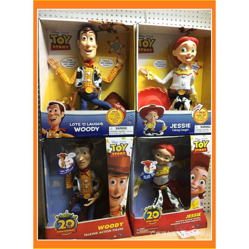 Mô Hình Nhân Vật Buzz Lightyear Woody Và Tris Có Đèn Và Âm Thanh Trong Phim Toy Story 4