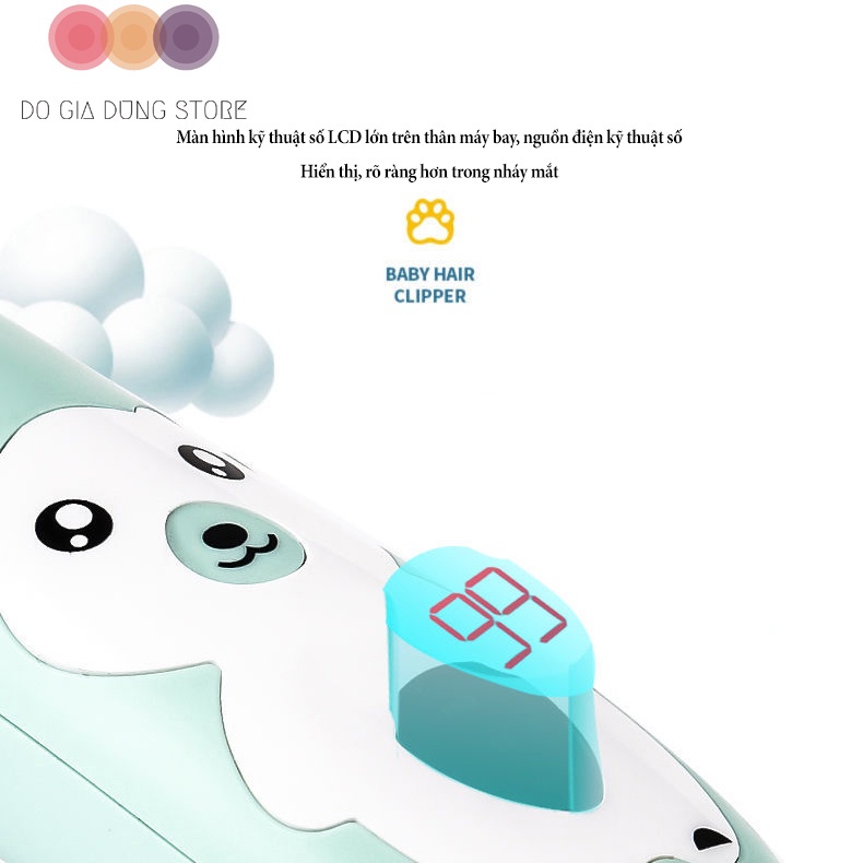 Tông đơ cắt tóc cho bé Lukbaby