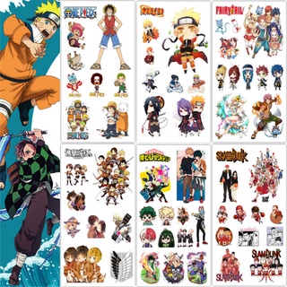 Miếng dán hình xăm tạm thời họa tiết hoạt hình one piece độc đáo