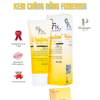Kem chống nắng fixderma shadow, fixderma shadow spf 50+ pa+++ 75g