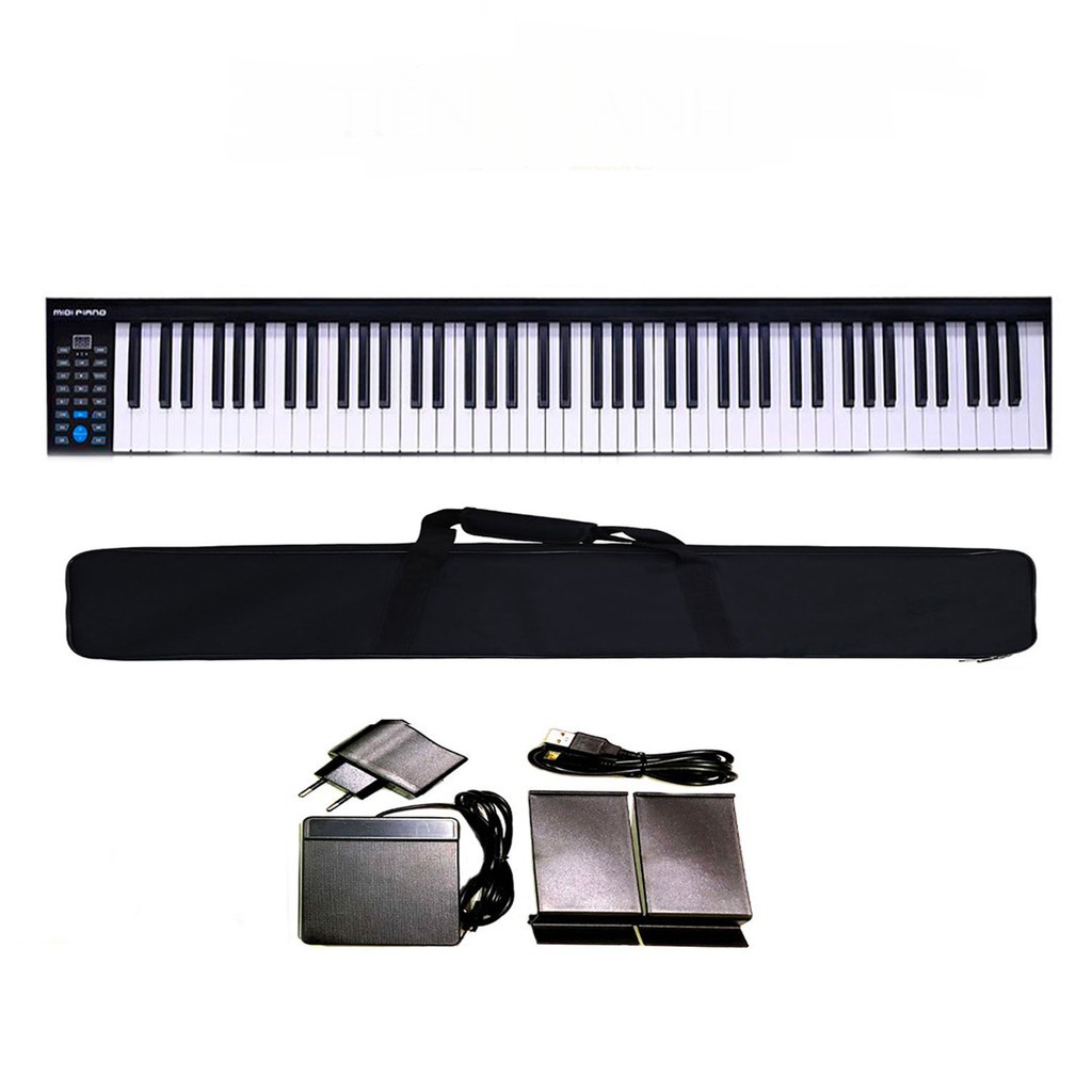 Đàn Piano Điện Konix PH88 - Đàn, Chân, Bao, Nguồn - 88 Phím nặng Cảm ứng lực - Midi Keyboard Controllers - Chính Hãng