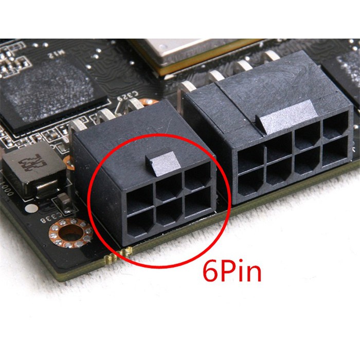 Cáp nguồn 2 SATA sang 6Pin PCI-E cho Card VGA