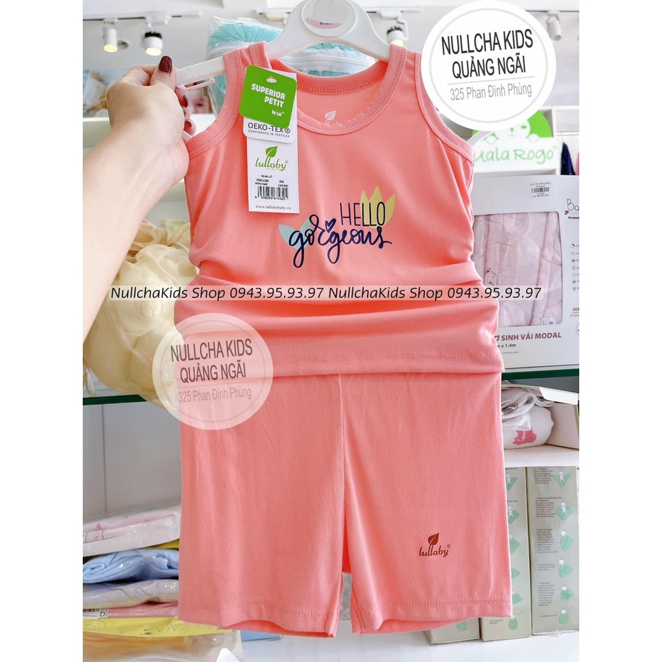 LULLABY Bộ Ba Lỗ Petit Mềm Mại Cho Da Bé 6kg-17kg